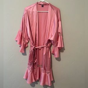 Silk & Lace robe
